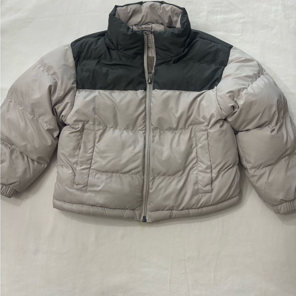 Puffer Jacket - Black and Gray